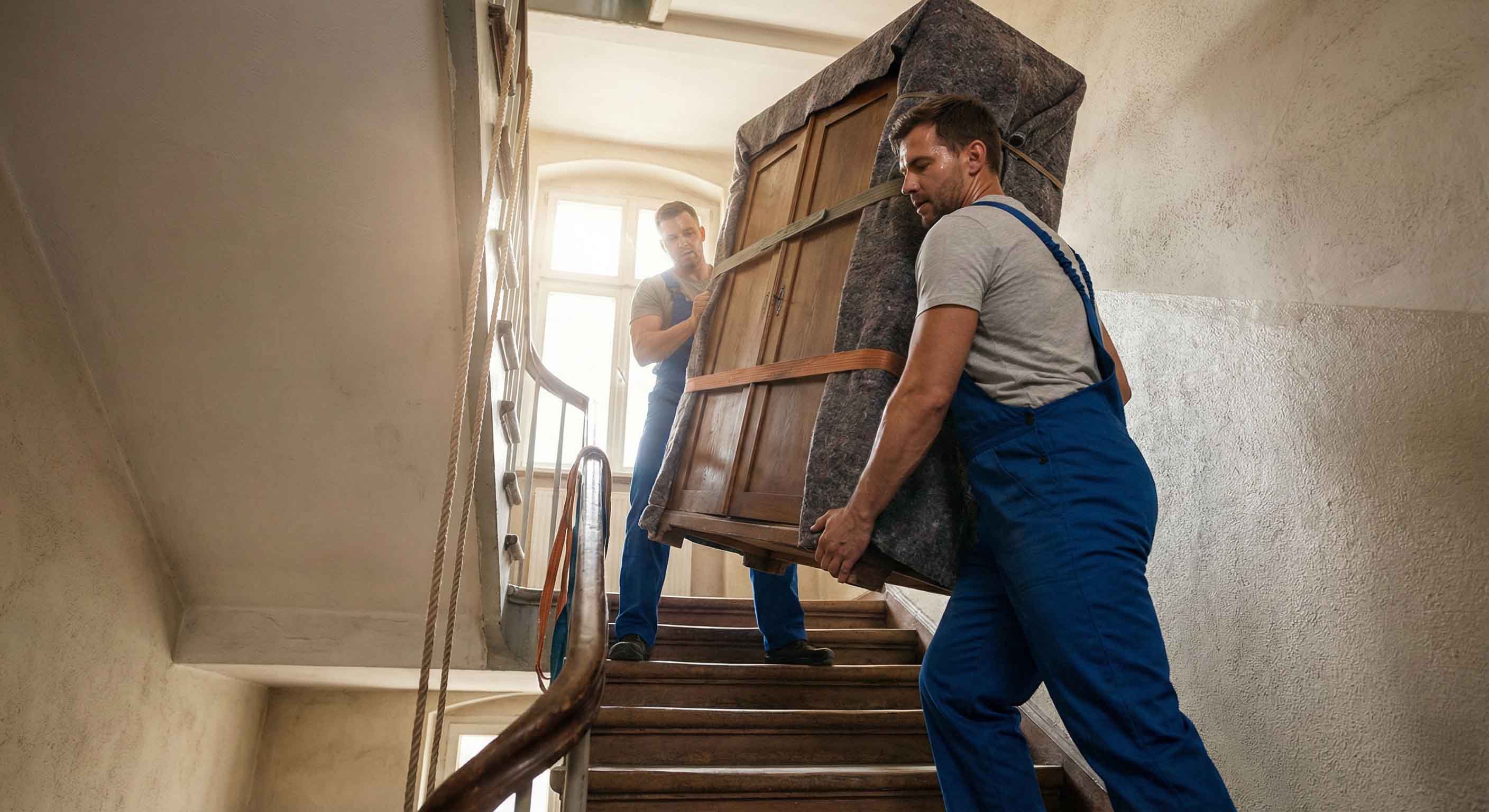 Einblick Umzug Schrank