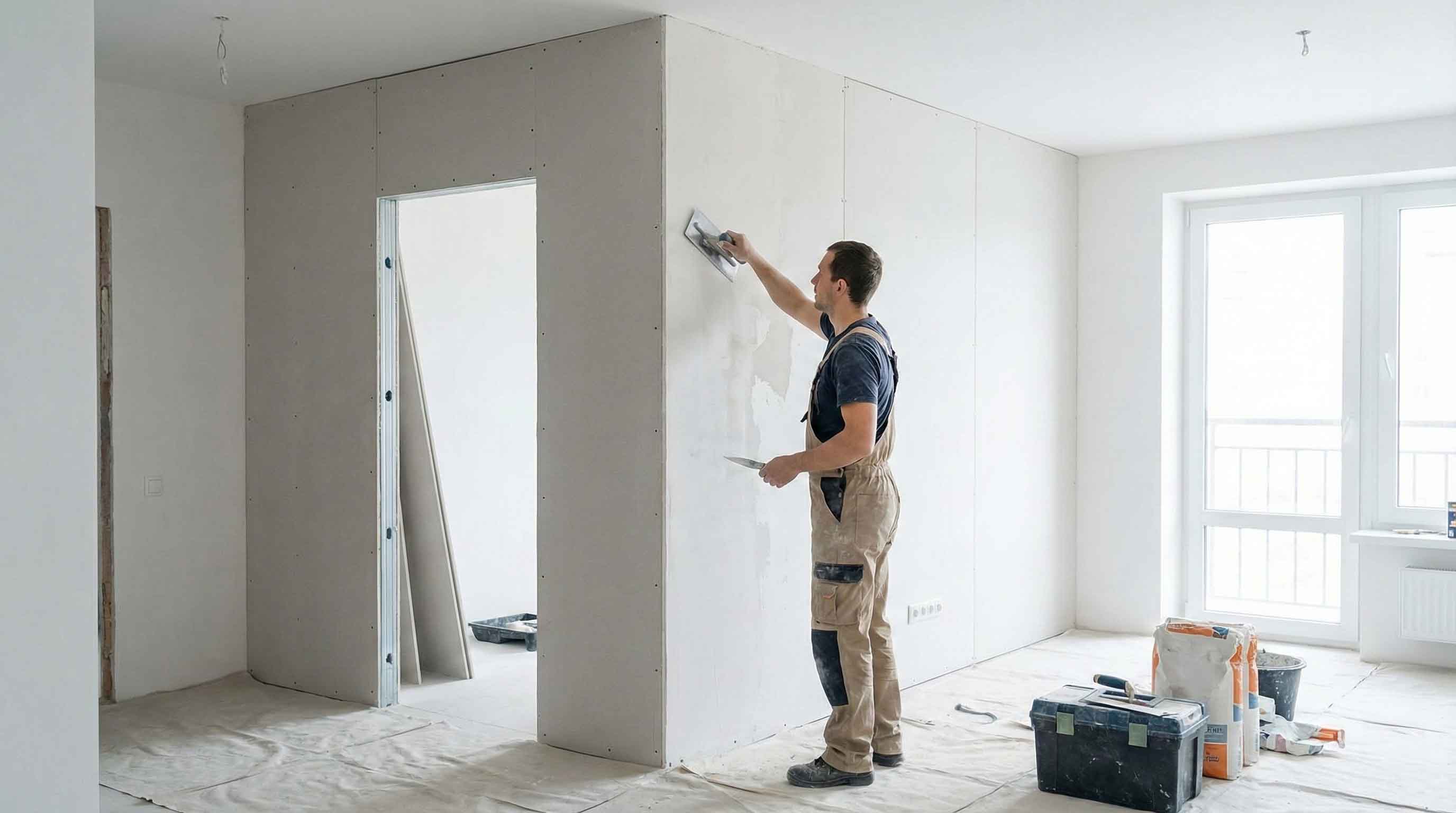 Neue Raumaufteilung Trockenbau